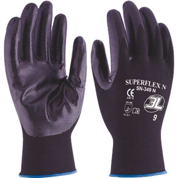 GUANTE NYLON NITRILO SUPERFLEX N