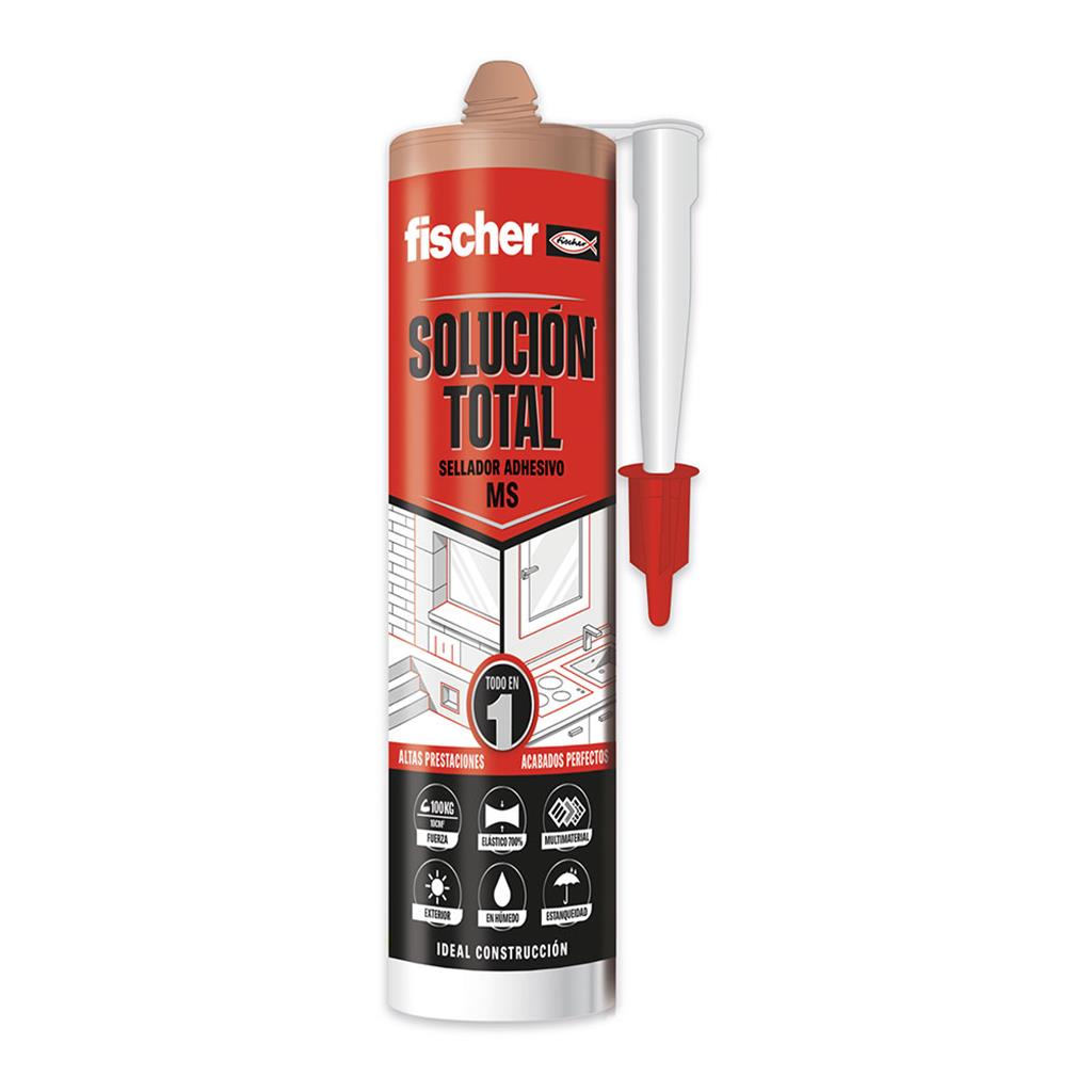 MS SELLANTE ADHESIVO MARRON 546186 FISCHER 290ml