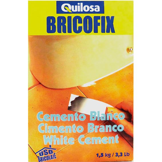 BRICOFIX CEMENTO 88138-1,5KG. BLANCO