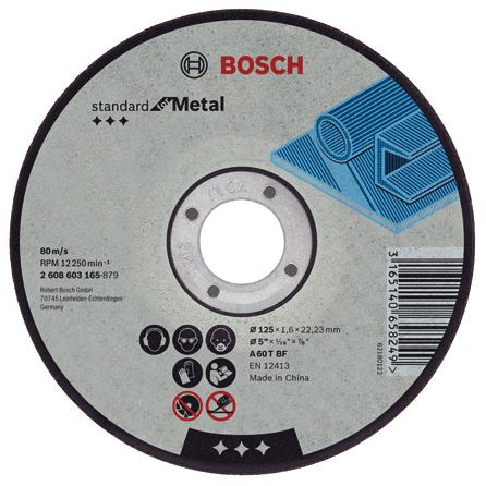 DISCO ABRASIVO 115X2,5X22,23MM C.METAL