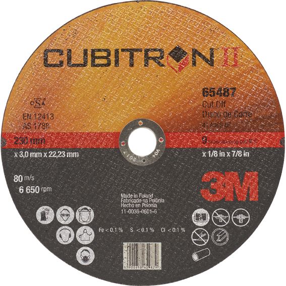 DISCO CORTE CUBITRON A/I65513 115X1,0X22