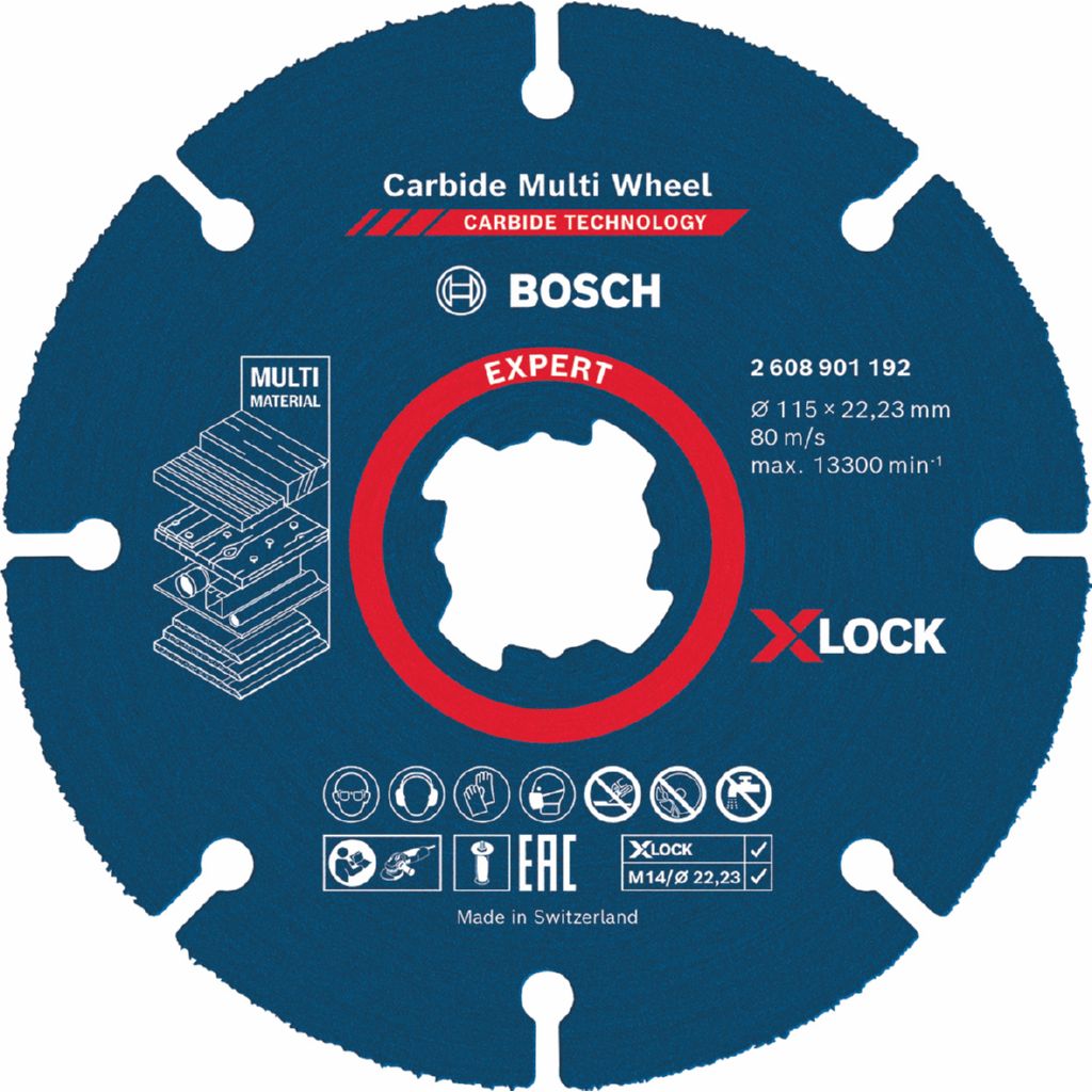 DISCO MULTIWHEEL EXPERT X-LOCK 125X22,23