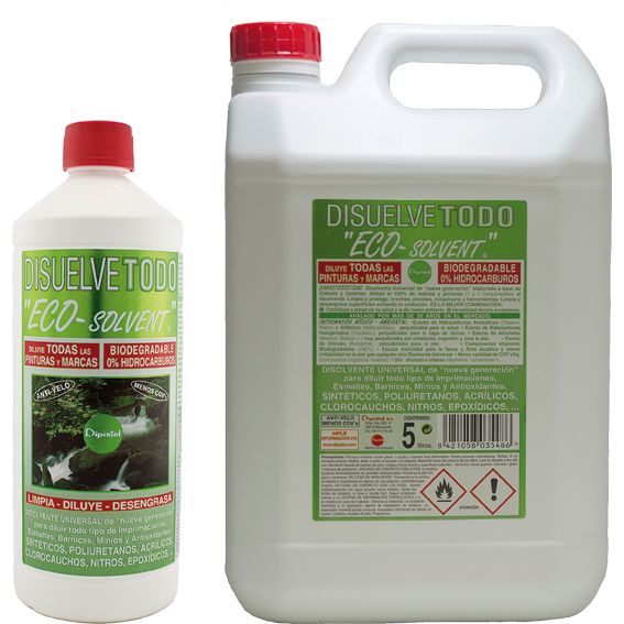 DISOLVENTE ECOLOGICO ECO-SOLVENT 1L.PLAS