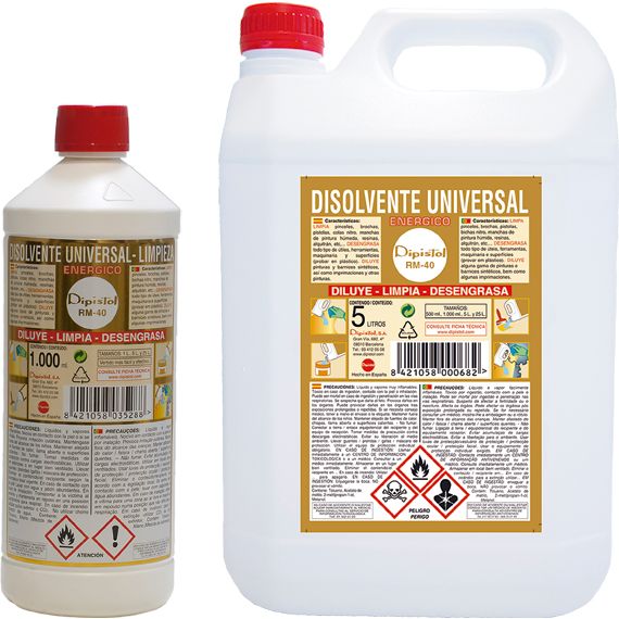 DISOLVENTE UNIVERSAL RM-40 5L. PLASTICO