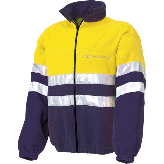 FORRO POLAR 4061 A.V.T-3XL AZUL/AMARILLO