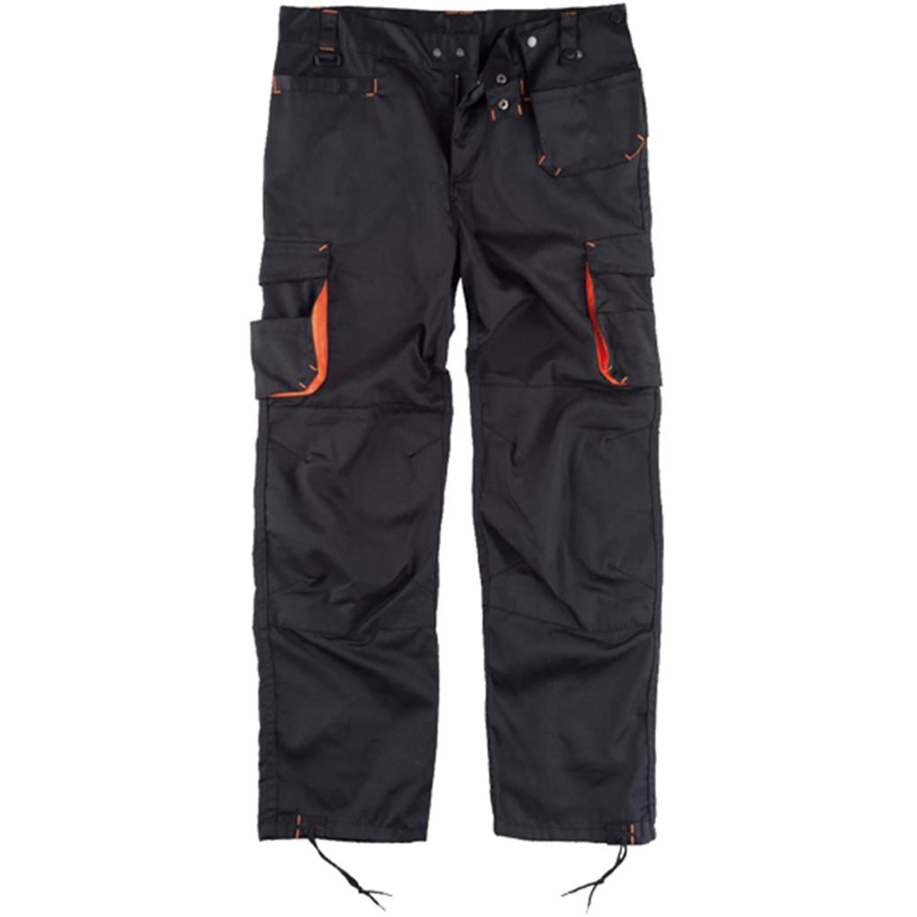 PANTALON MULTIB.WF1619 NGR/NARANJA T-38