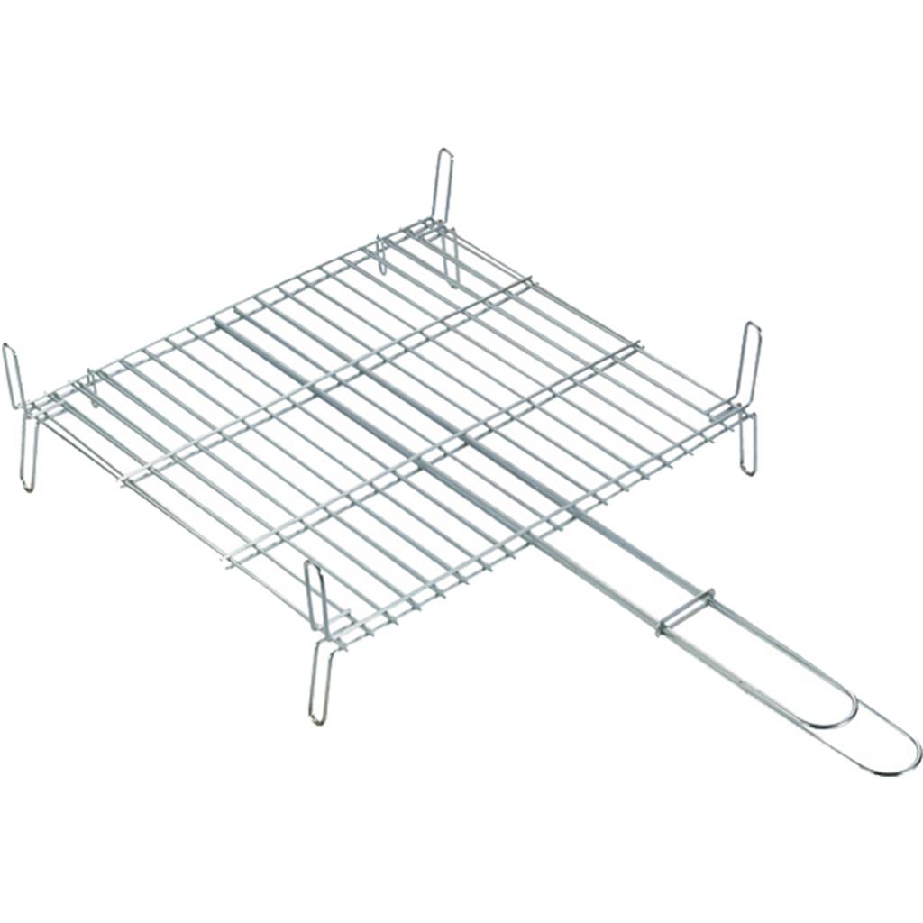 PARRILLA DOBLE  35X40 C/PATA