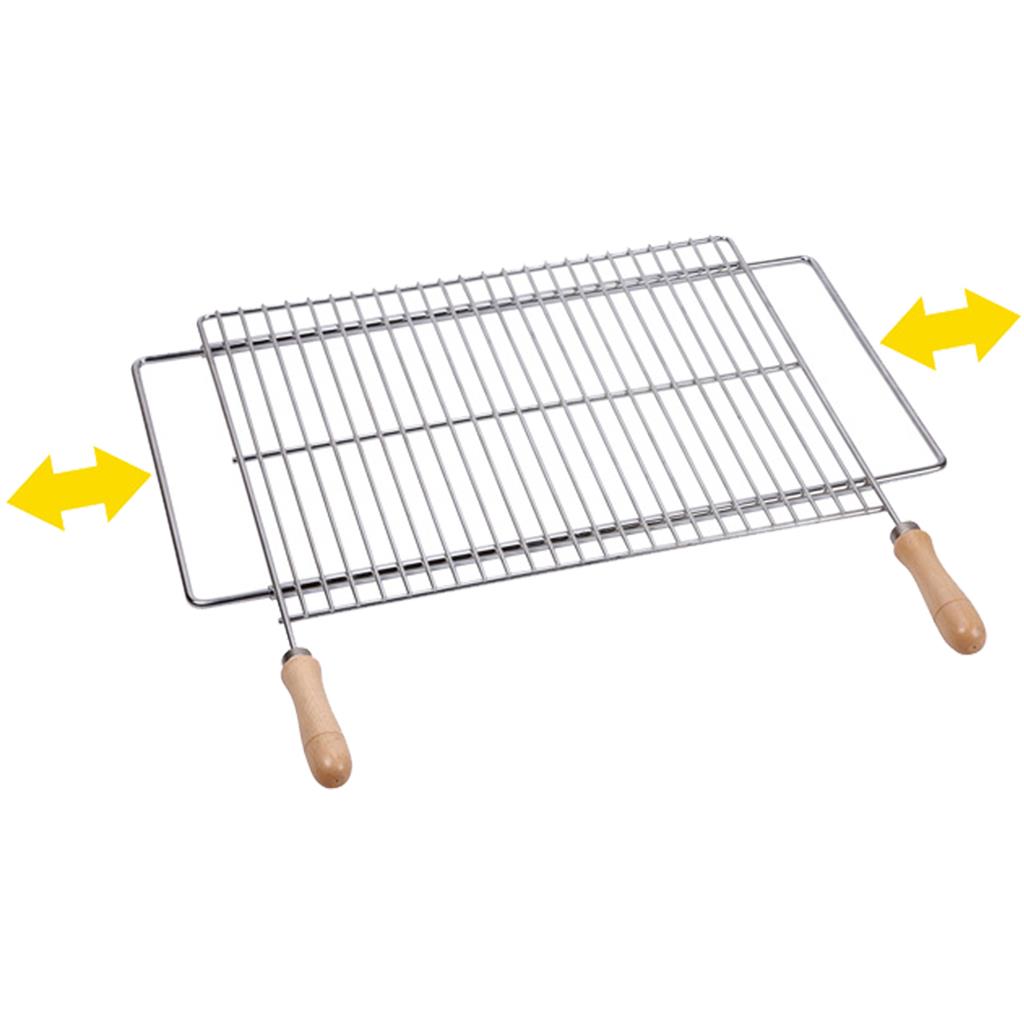 PARRILLA EXTENSI.INOX 2X5CM 700X400 2820