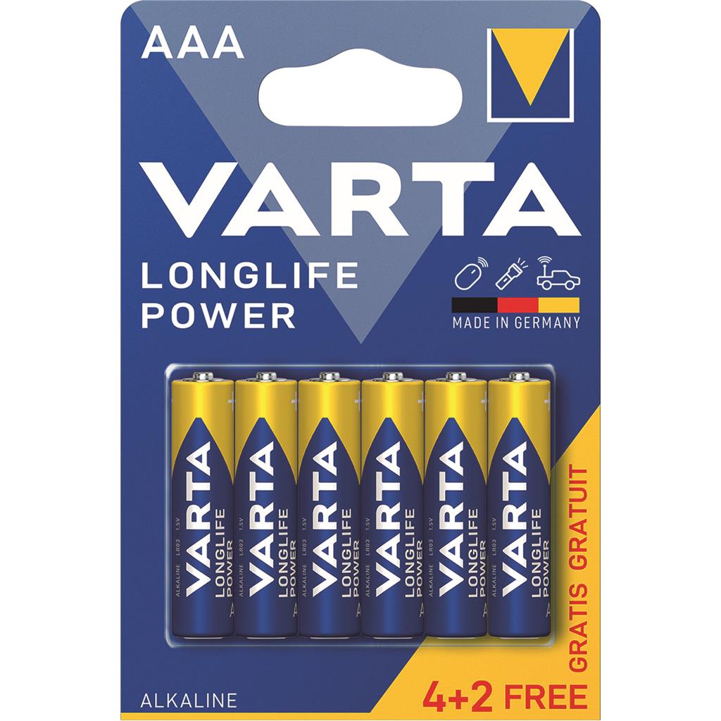 PILA ALC.4903-LR-03 AAA BLIS(4+2) VARTA