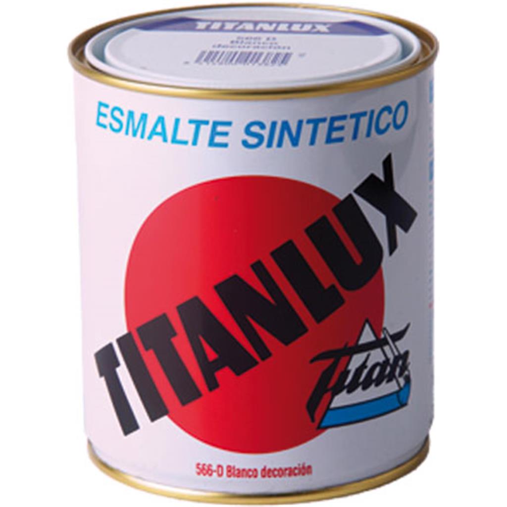 PINTURA ESMALTE TITANLUX BCO.EXT.750ML