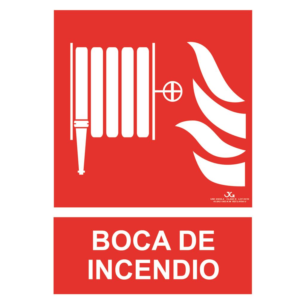 SEÑAL FOTOLUMINES.BOCA INCENDIO EX014