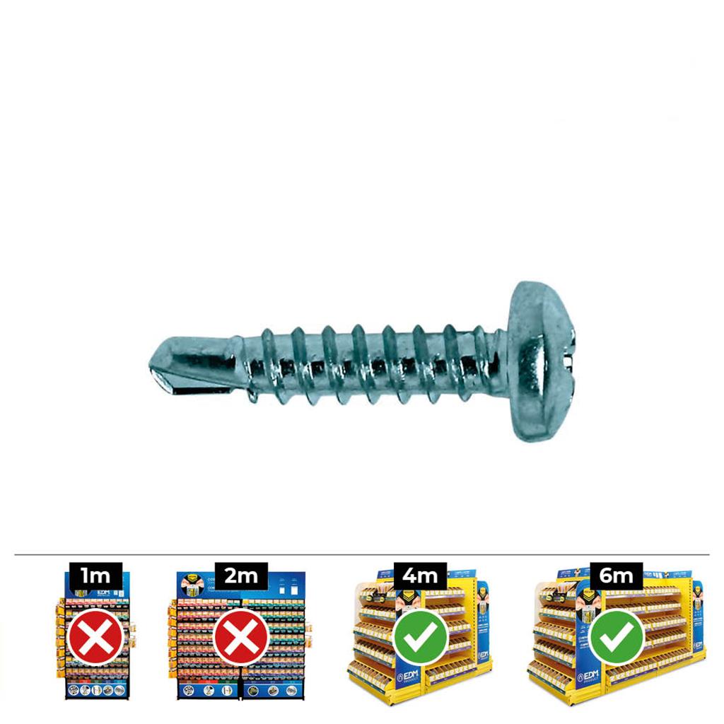 TORNILLO 7504N-06X5/8 3,5X16 ZINCADO