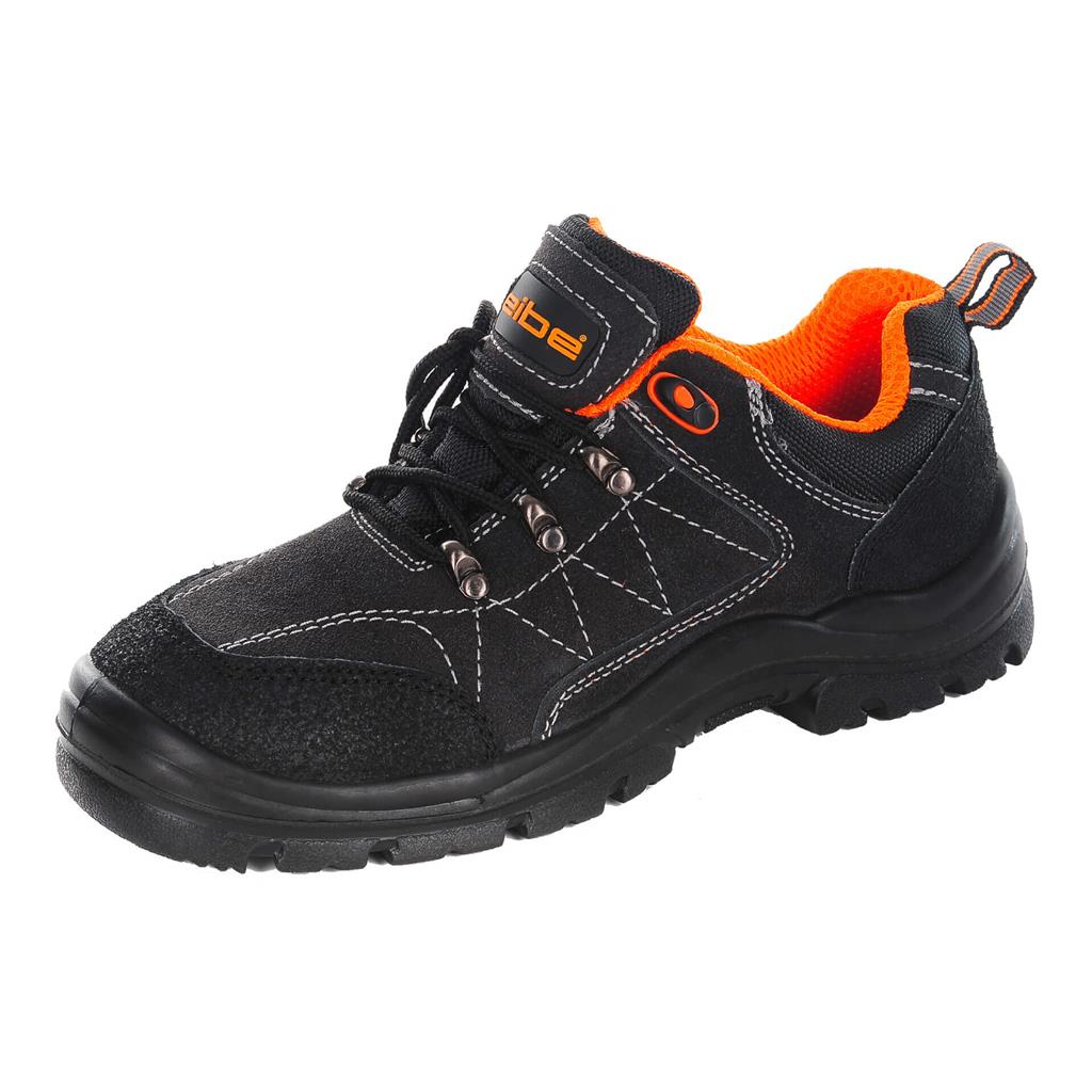 ZAPATO SEGURIDAD S1P NEGRO/NARANJA T-44